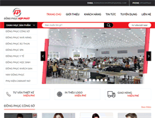 Tablet Screenshot of dongphuchopphat.com